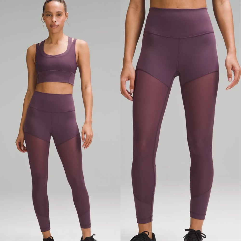 NWT lululemon train mesh leggings